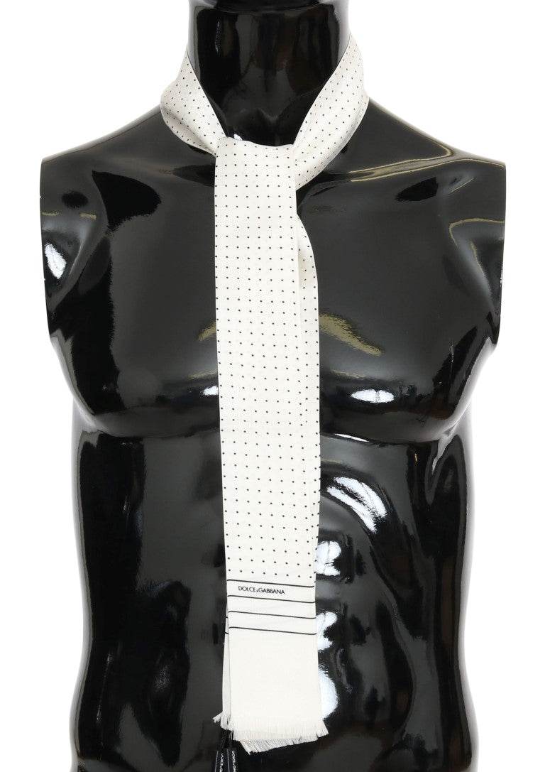 Dolce & Gabbana Eleganter Seidenschal mit Polka Dot für Männer - Léoré