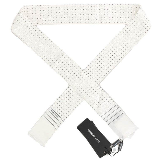 Dolce & Gabbana Eleganter Seidenschal mit Polka Dot für Männer - Léoré