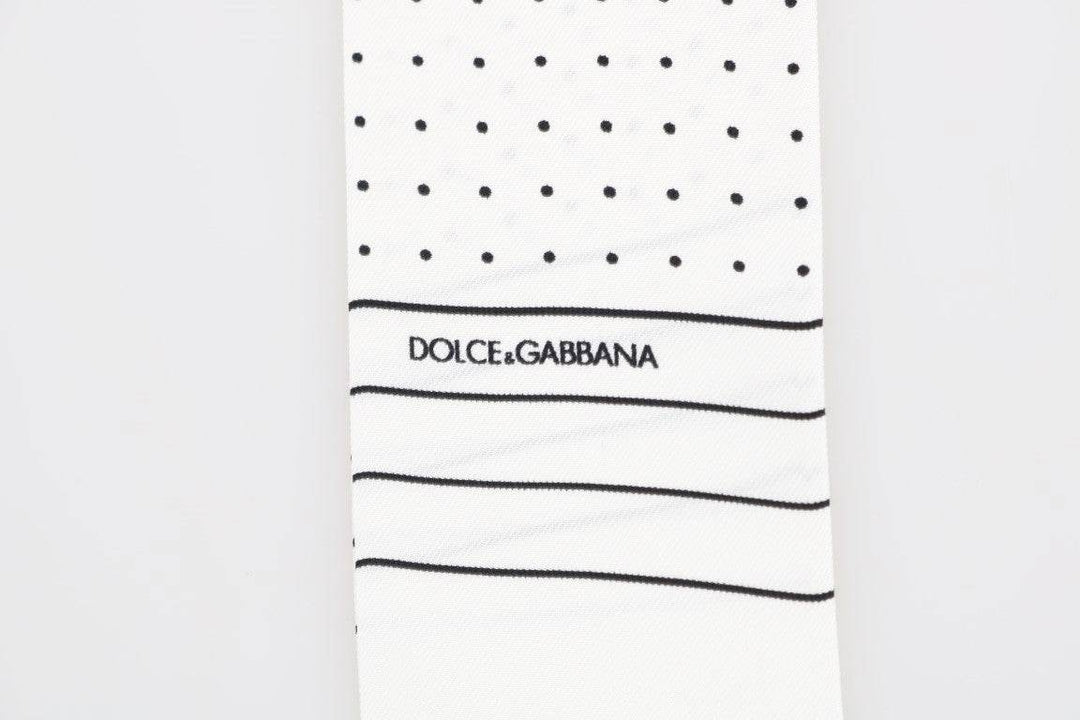 Dolce & Gabbana Eleganter Seidenschal mit Polka Dot für Männer - Léoré