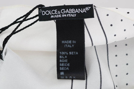 Dolce & Gabbana Eleganter Seidenschal mit Polka Dot für Männer - Léoré
