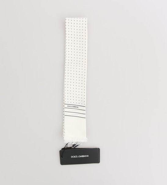Dolce & Gabbana Eleganter Seidenschal mit Polka Dot für Männer - Léoré