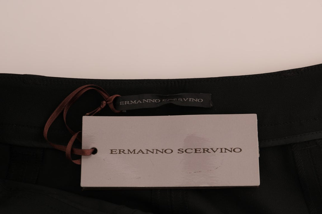 Ermanno Scervino Schwarze Stretch-Leggings-Hose