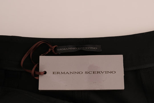 Ermanno Scervino Schwarze Stretch-Leggings-Hose
