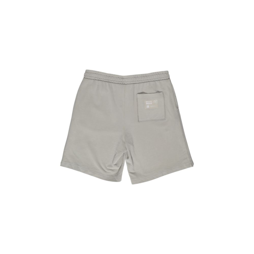 Hugo Boss beige cotton shorts