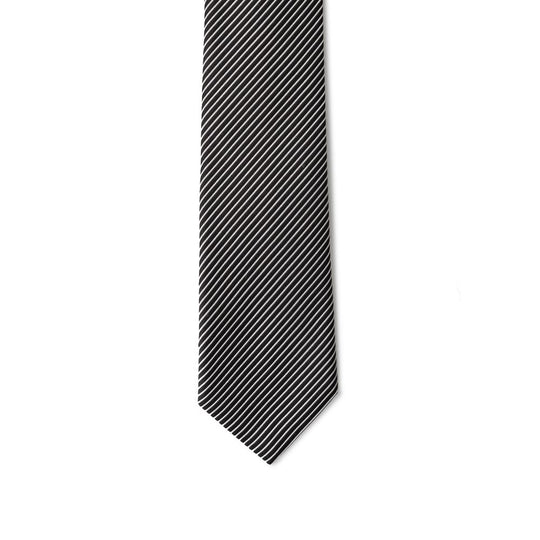 Giorgio Armani Schwarze Seidenkrawatten & Schleifen