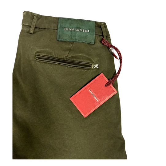 Tramarossa Grüne Baumwolljeans & Hose
