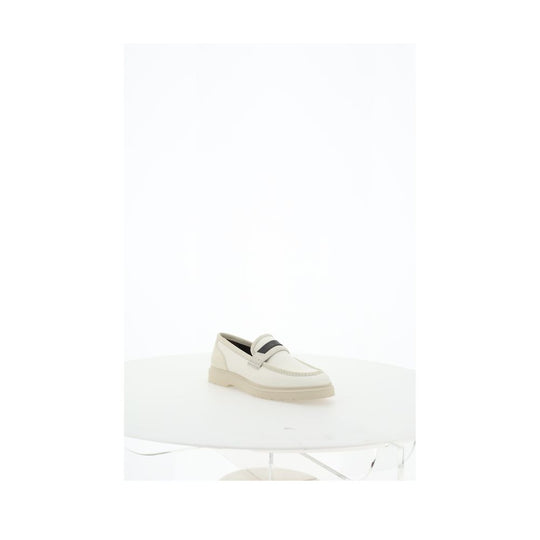 Brunello Cucinelli Beige Loafer Schuhe