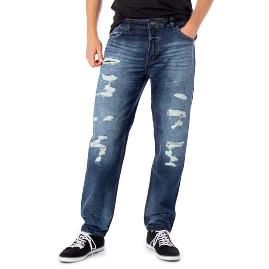 Only & Sons Blaue Slim Fit Jeans aus Baumwolle