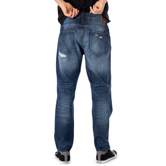 Only & Sons Blaue Slim Fit Jeans aus Baumwolle