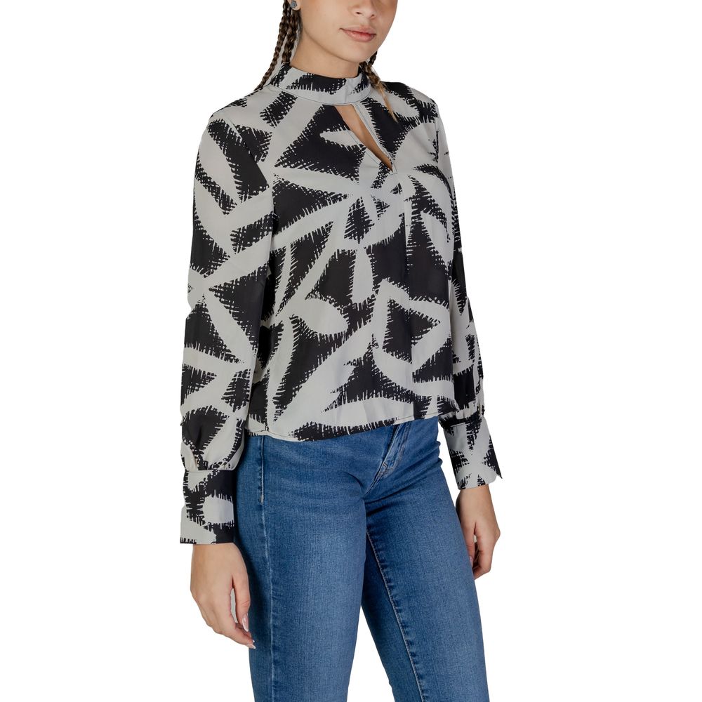 Jacqueline De Yong Orangefarbenes Hemd aus recyceltem Polyester