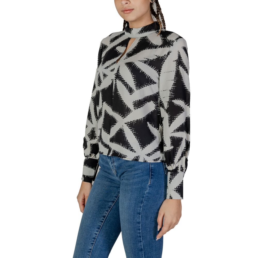 Jacqueline De Yong Orangefarbenes Hemd aus recyceltem Polyester