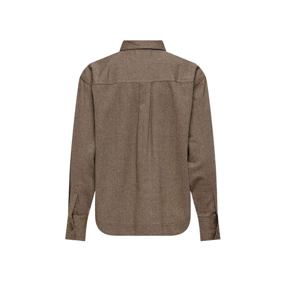 Jacqueline De Yong beige recycled cotton sweater