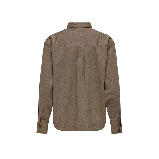 Jacqueline De Yong beige recycled cotton sweater