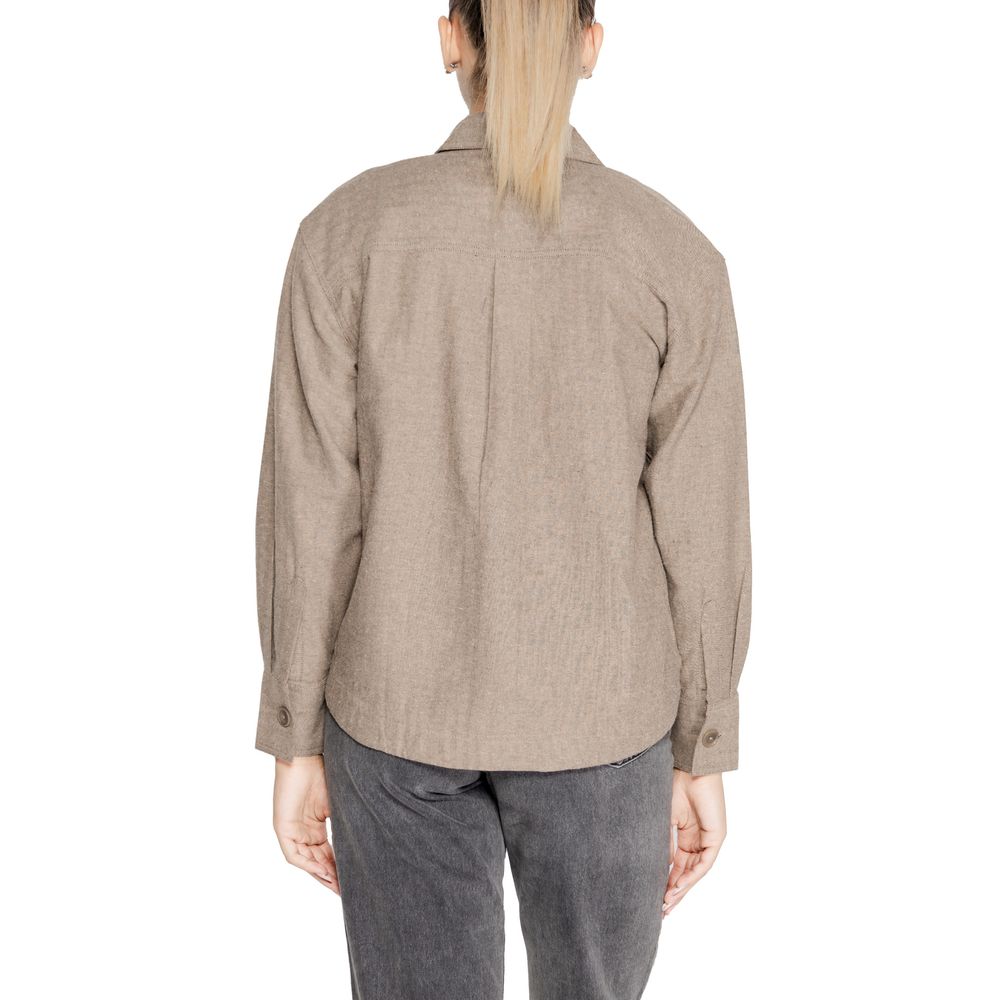 Jacqueline De Yong beige recycled cotton sweater