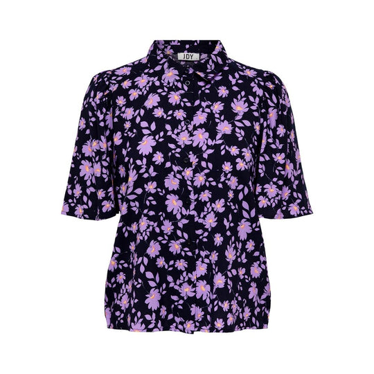 Jacqueline De Yong Purple viscose shirt