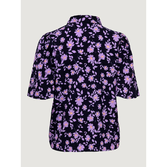 Jacqueline De Yong Purple viscose shirt