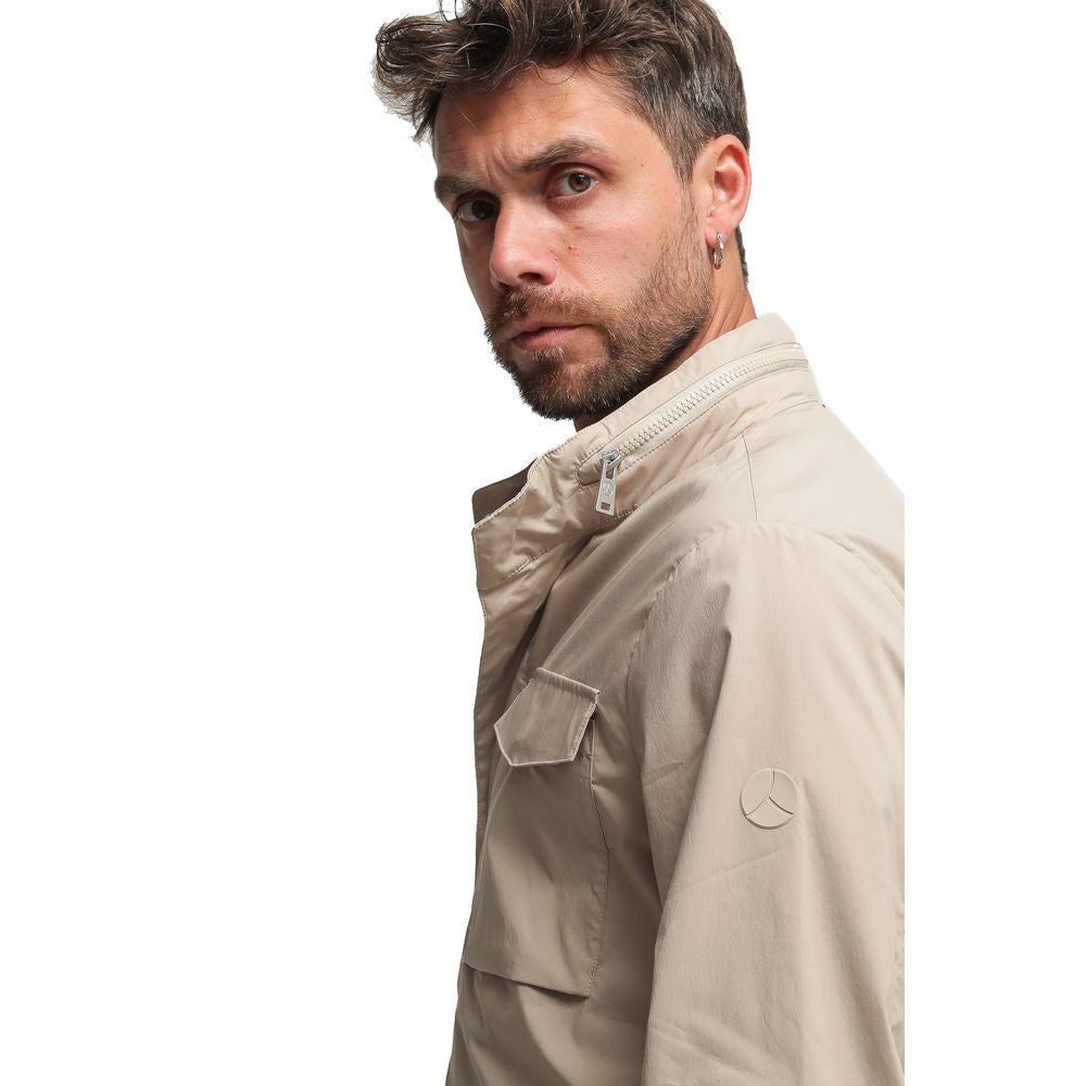 People Of Shibuya beige cotton jacket