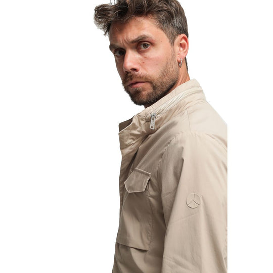 People Of Shibuya beige cotton jacket