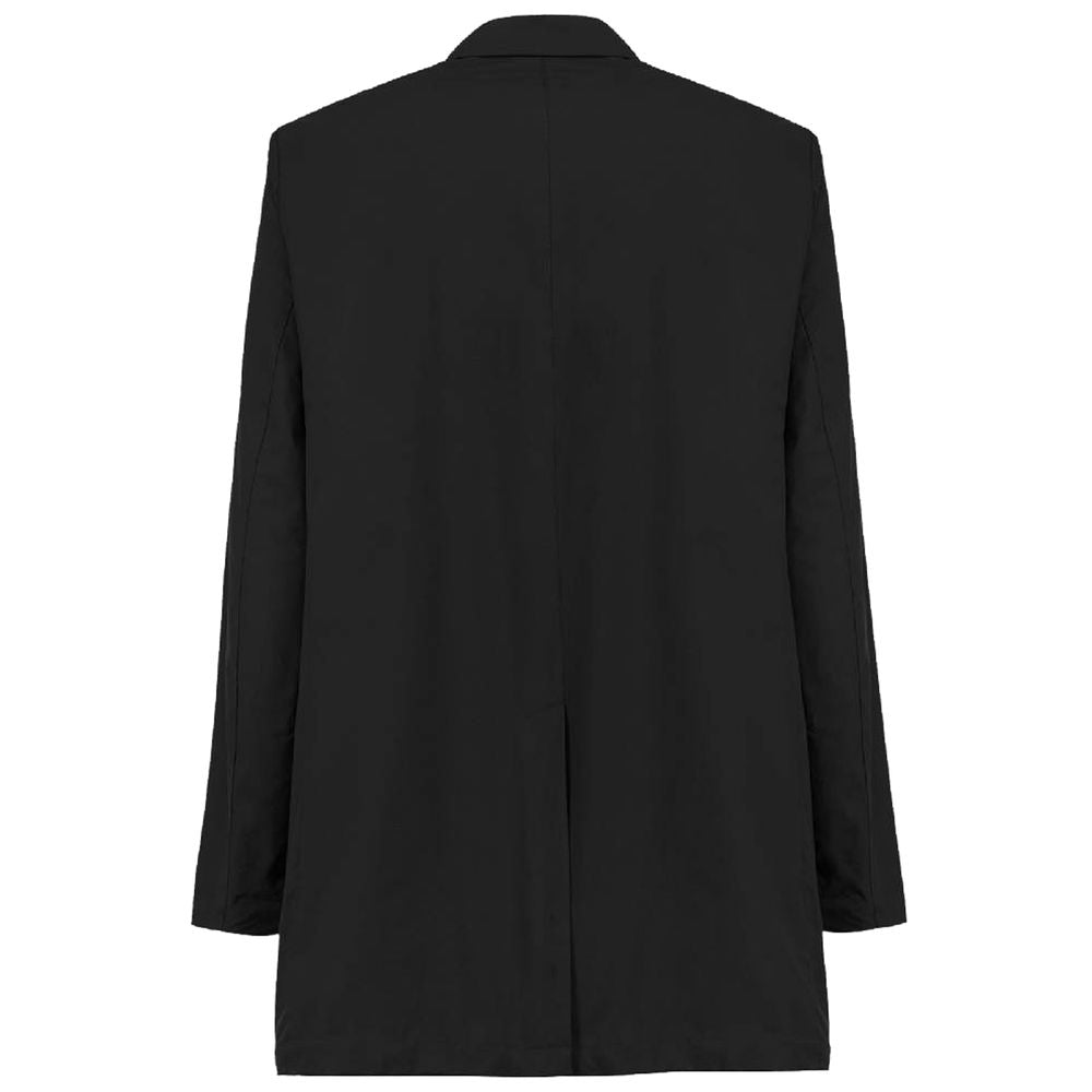 People Of Shibuya Schwarzer Trenchcoat aus recyceltem Polyester für Männer