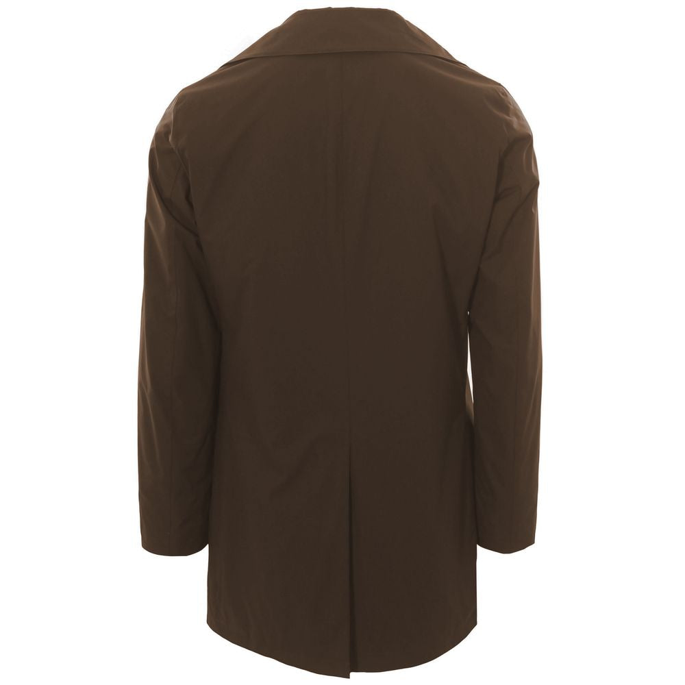 People Of Shibuya Braune Jacke aus recyceltem Polyester für Männer
