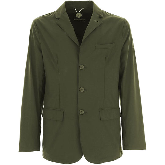 People Of Shibuya Grüner Polyester-Blazer