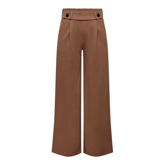 Jacqueline De Yong Braune Polyester Jeans & Hose