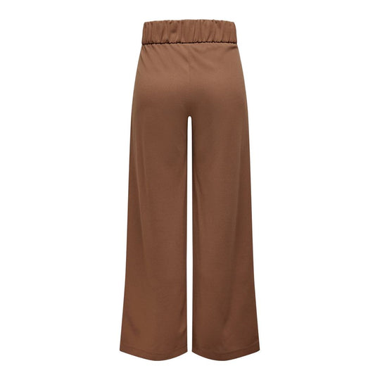 Jacqueline De Yong Braune Polyester Jeans & Hose