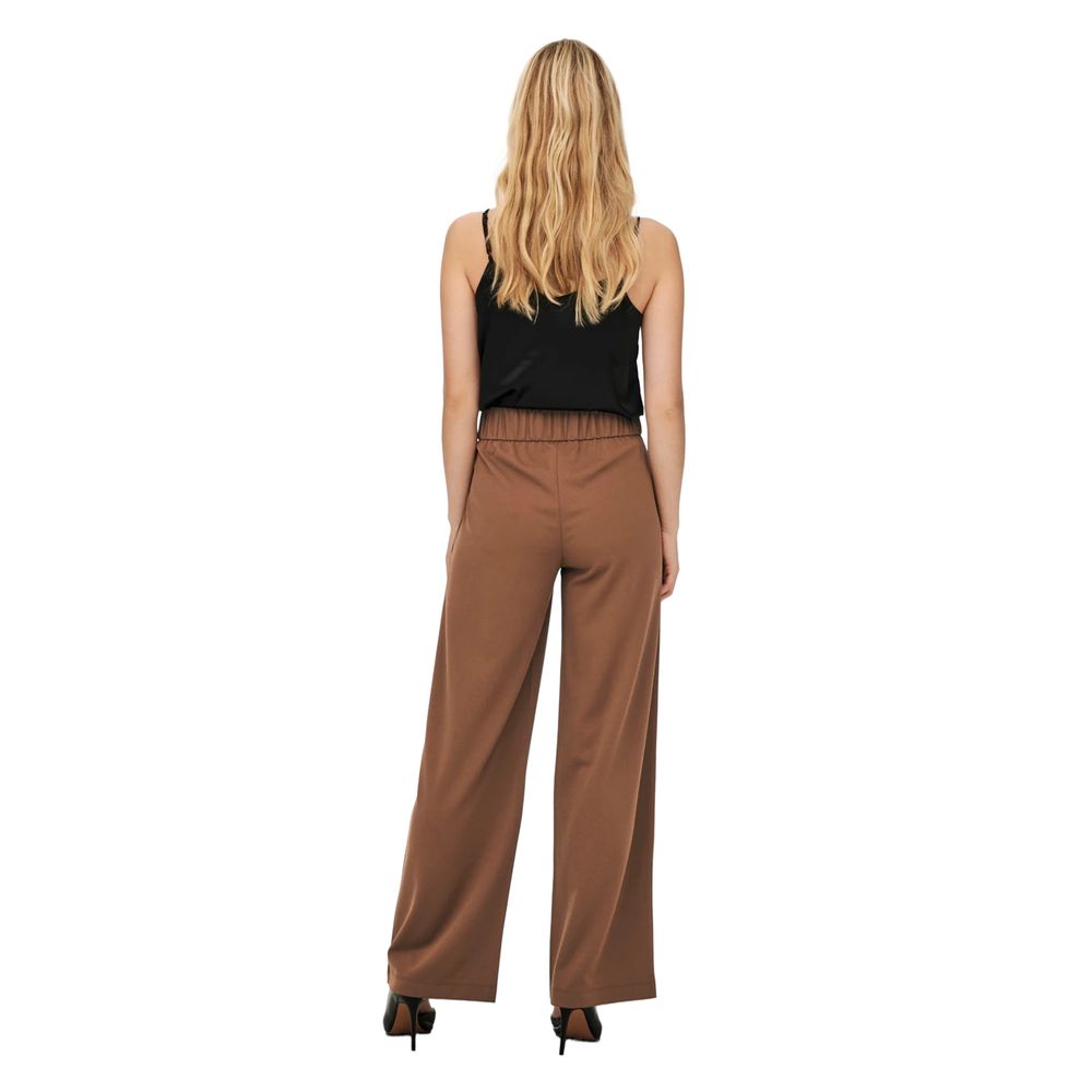 Jacqueline De Yong Braune Polyester Jeans & Hose
