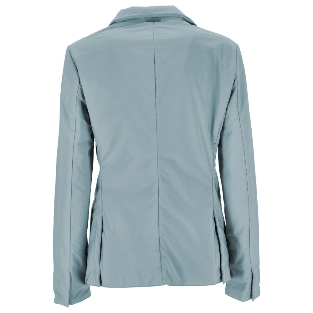 People Of Shibuya Hellblaue Polyester Damen Jacke