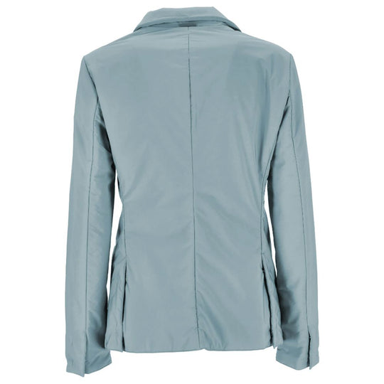 People Of Shibuya Hellblaue Polyester Damen Jacke