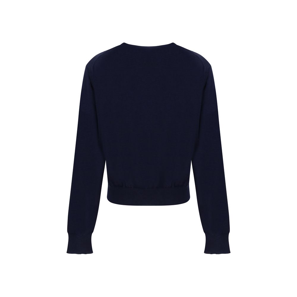 Maison Kitsuné Baby Fuchs Strickjacke