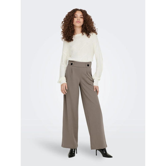 Jacqueline De Yong Graue Polyester Jeans & Hose