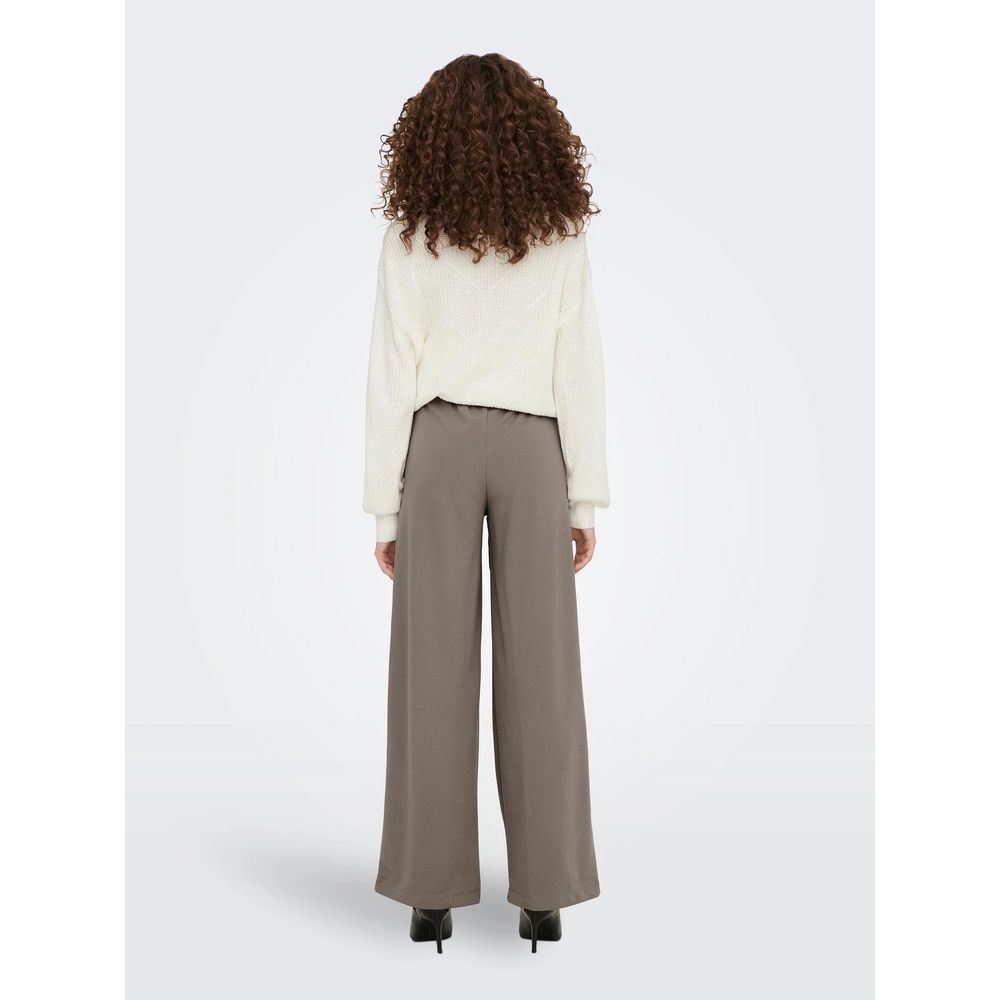 Jacqueline De Yong Graue Polyester Jeans & Hose