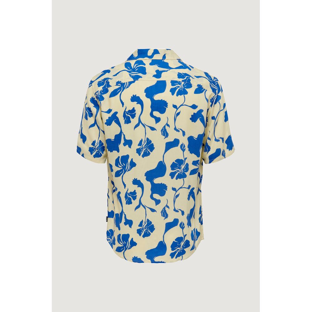 Only & Sons Bicolor Viskose-Kurzarmhemd