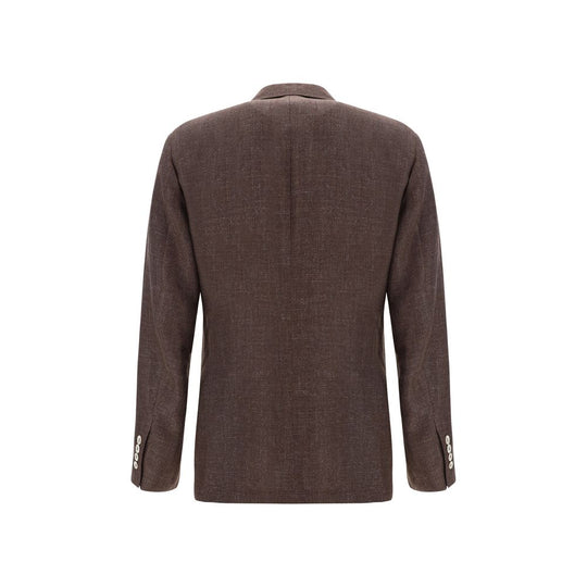 Brunello Cucinelli Blazer-Jacke aus Leinen