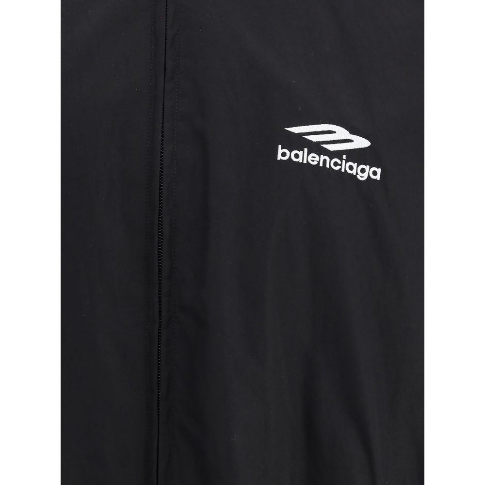 Balenciaga jacket with faux fur lining