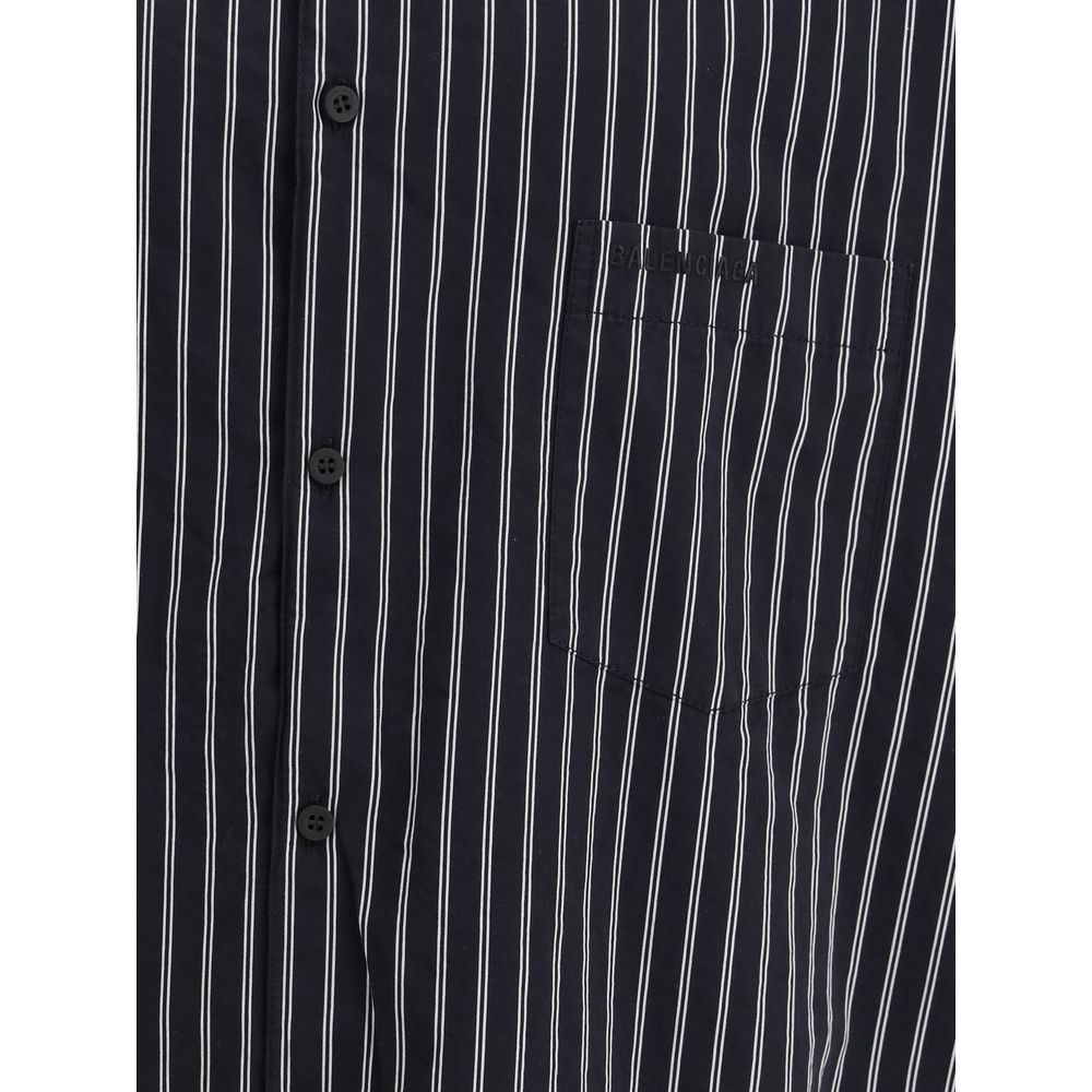 Balenciaga Striped Flat Bottom Shirt