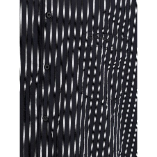 Balenciaga Striped Flat Bottom Shirt