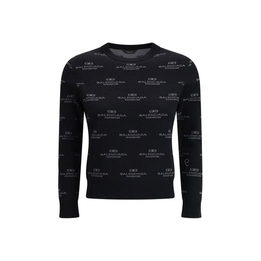 Balenciaga sweater with all-over logo