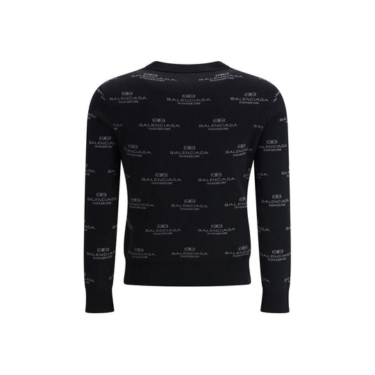Balenciaga sweater with all-over logo