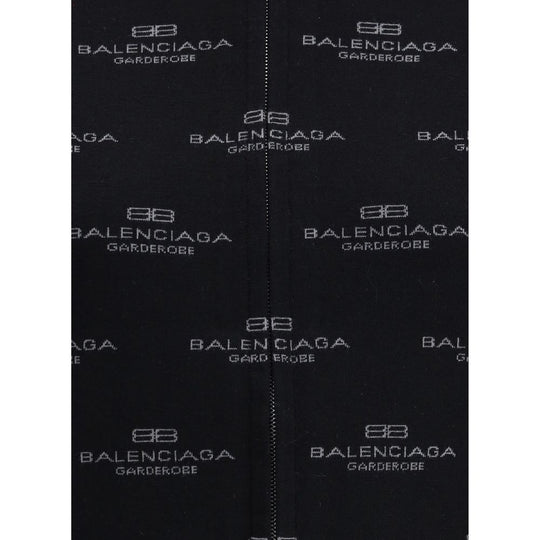 Balenciaga All-Over Logo Cardigan