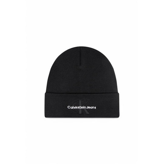 Calvin Klein Jeans Schwarze Bio-Baumwollmützen Baseballmütze