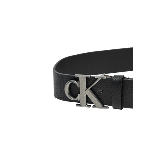 Calvin Klein Jeans Schwarzer Ledergürtel