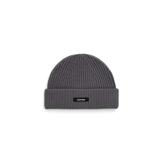 Calvin Klein Graue Bio-Baumwollmützen Baseballmütze
