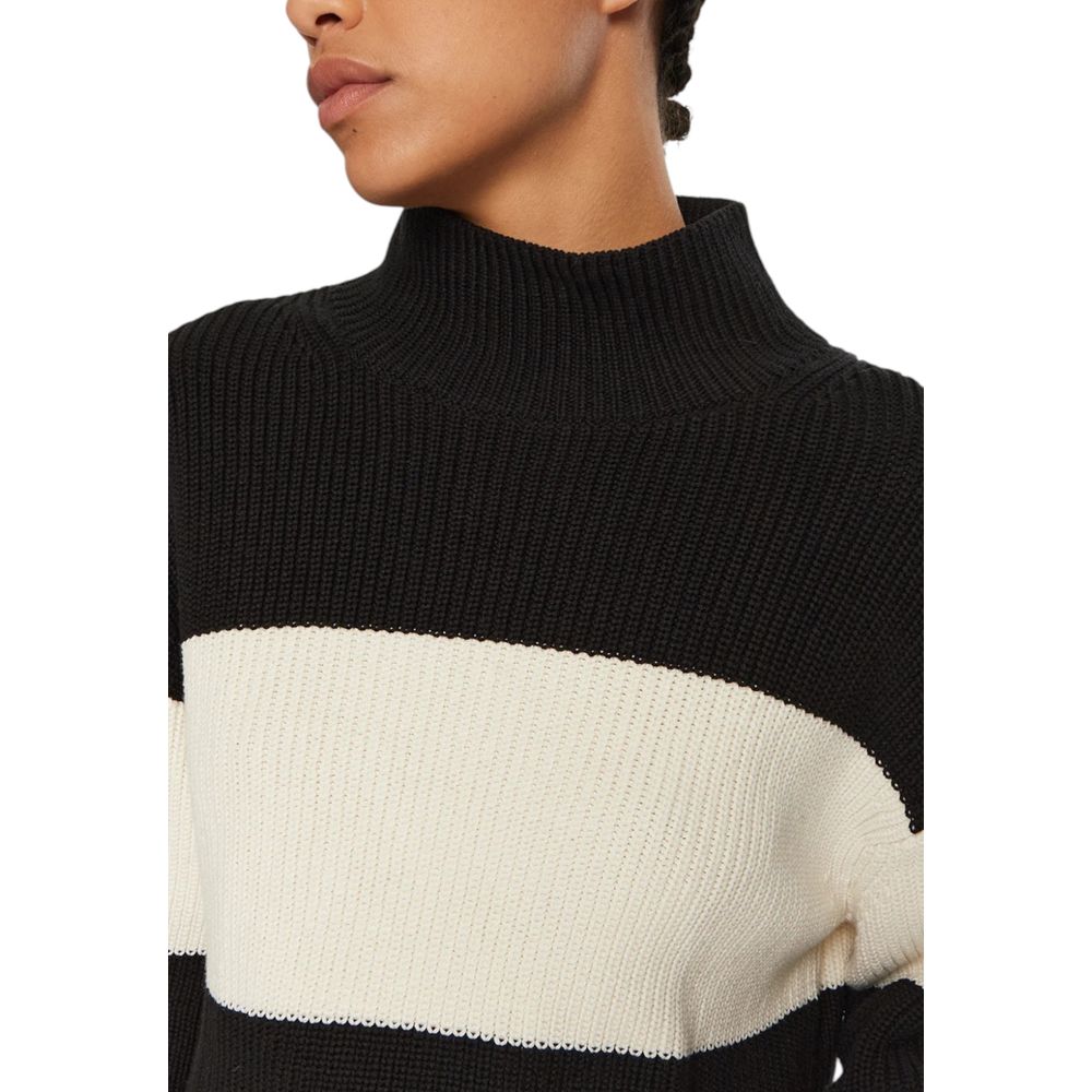 Calvin Klein Jeans Schwarzer und weißer Baumwollpullover