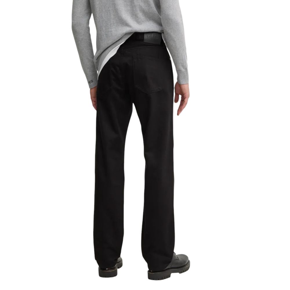 Calvin Klein Jeans Schwarze Cotton Relaxed Fit Jeans