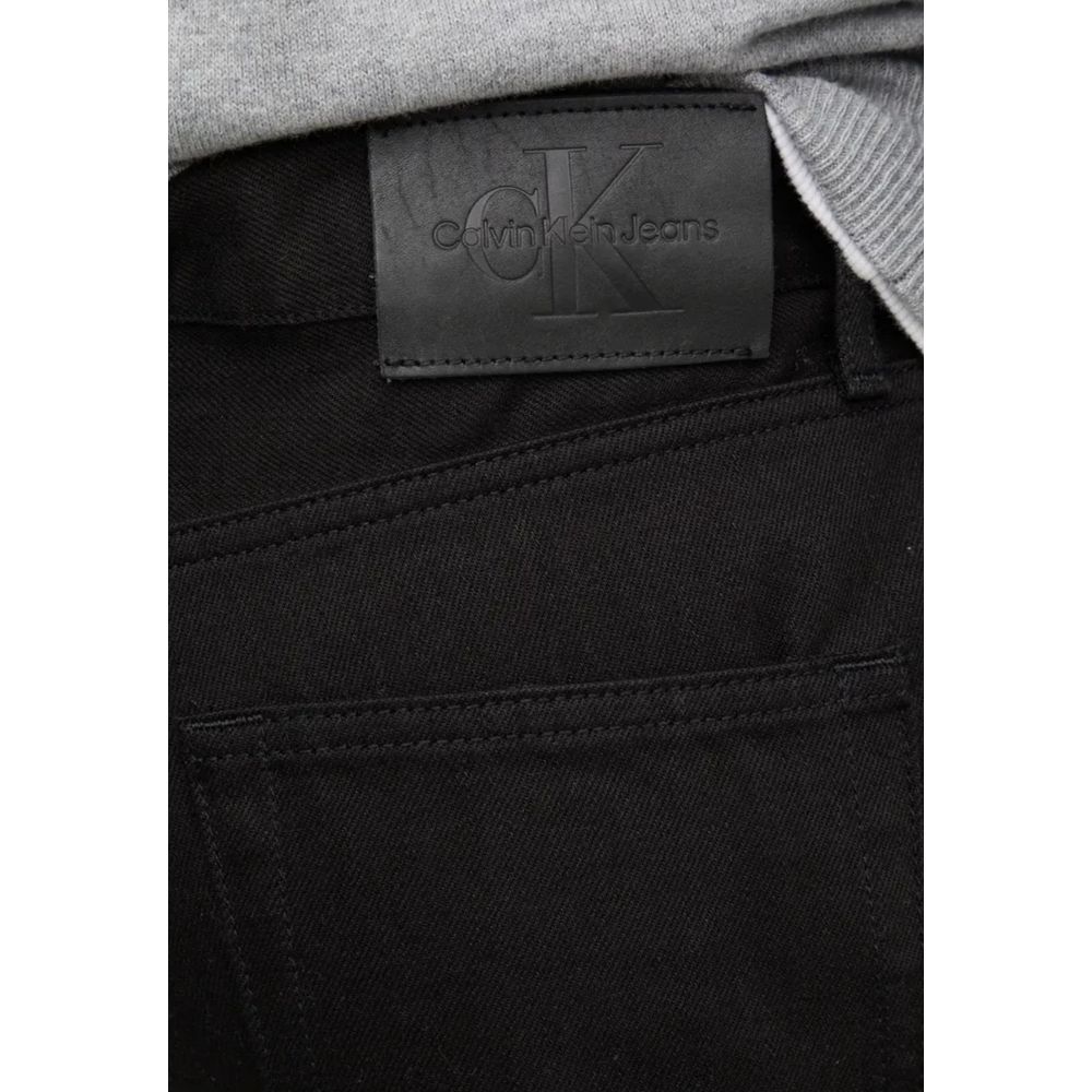 Calvin Klein Jeans Schwarze Cotton Relaxed Fit Jeans