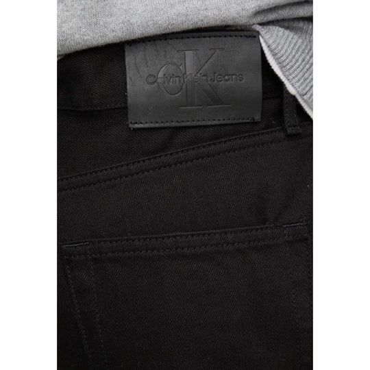 Calvin Klein Jeans Schwarze Cotton Relaxed Fit Jeans