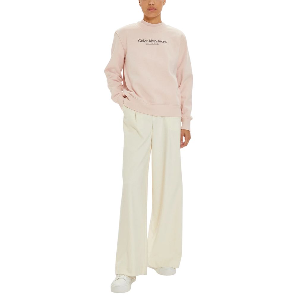 Calvin Klein Jeans Rosa Baumwollpullover