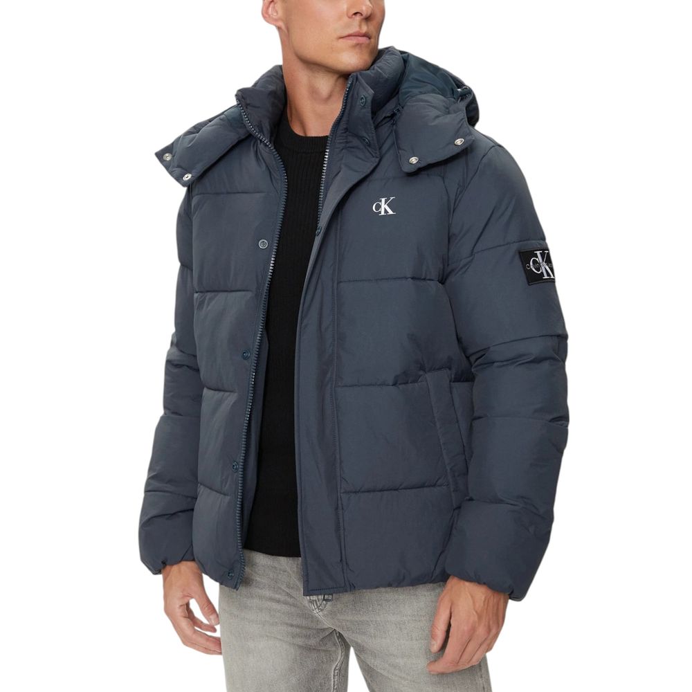 Calvin Klein Jeans Blaue Polyamid-Jacke